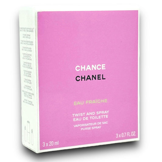 Chanel Chance Eau Fraiche Eau de Toilette Twist and Spray 3x20ml (60ml)