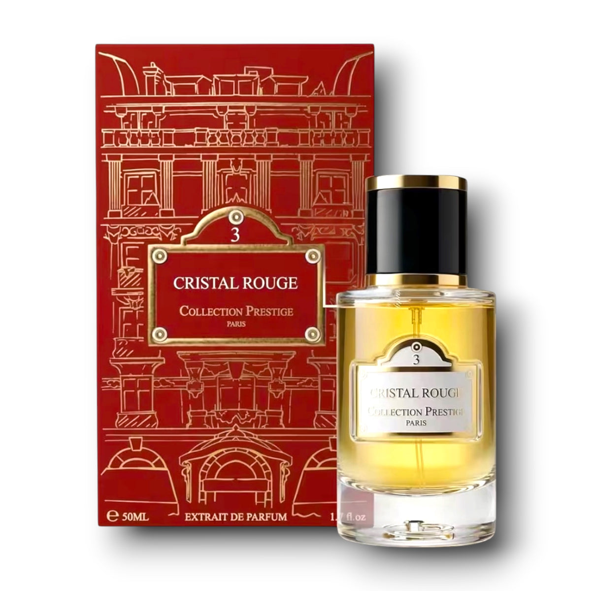 Collection Prestige 3 Cristal Rouge Extrait de Parfum